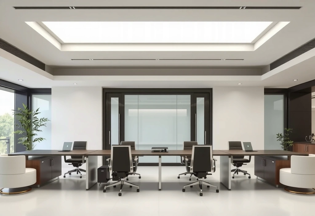 Modern business environment representing MarketingCity's London headquarters